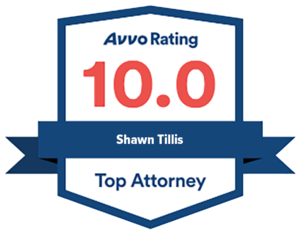 Avvo Rating 10.0 Shawn Tillis Top Attorney